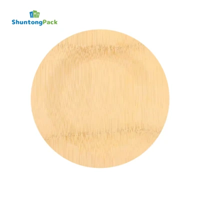 7" Yuvarlak Bambu Tabaklar
