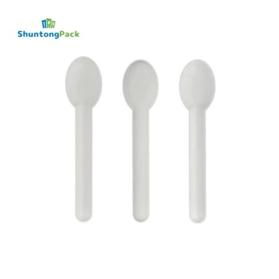 Gübrelenebilir Şeker Kamışı Bagasse Kaşığı