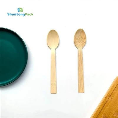 Doğal Bambu Tek Kullanımlık Kaşık